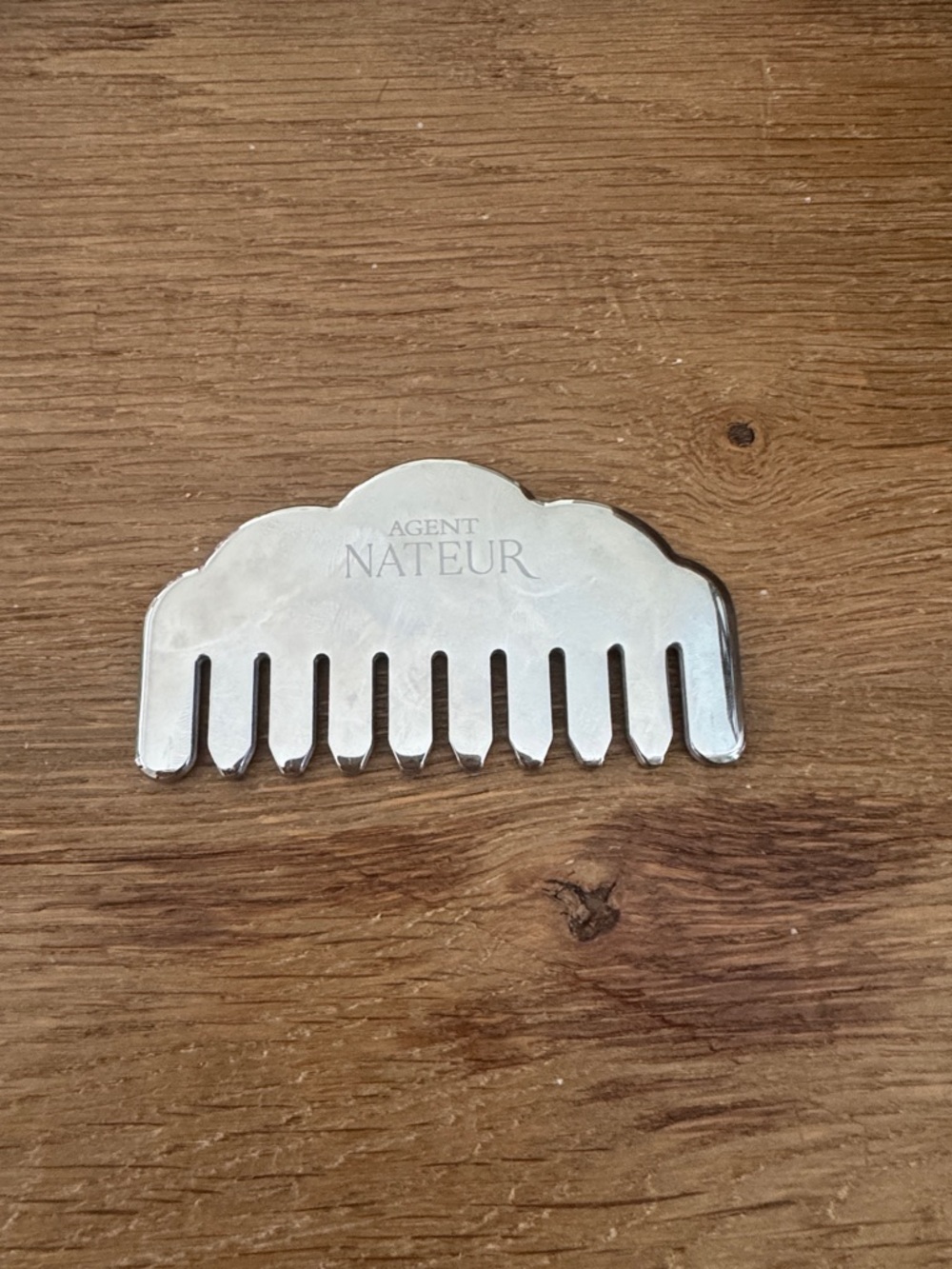 Agent Nateur Silver Gua sha/Scalp Massager Comb